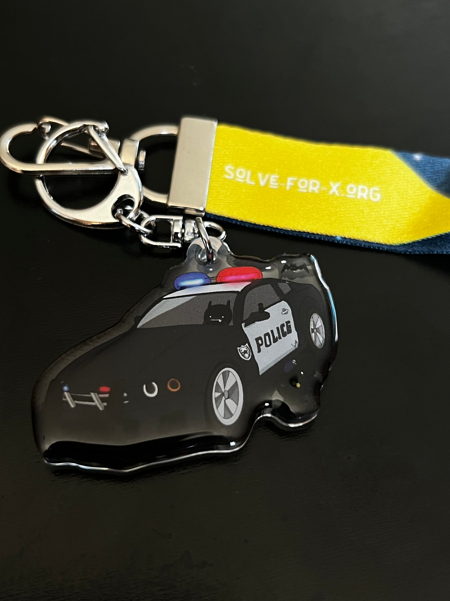 First Responder - Police Car keychain