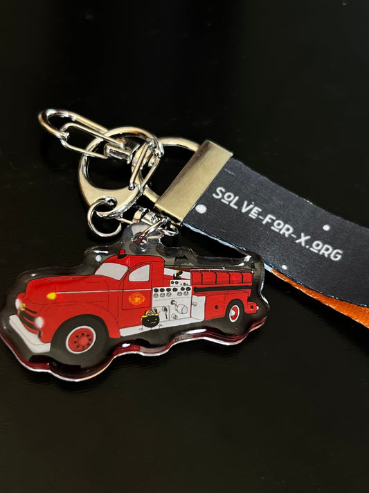 First Responder - Fire Engine keychain